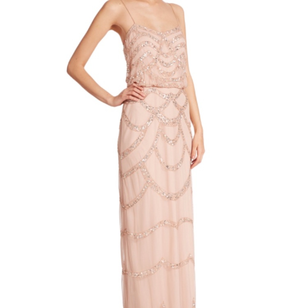 Aidan Mattox Blush Dress - Picture 2 of 7